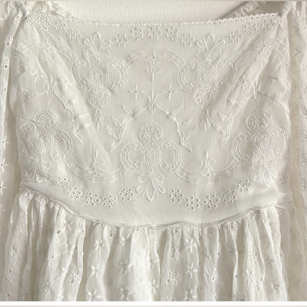 Free People Malina Mini Dress. NWOT. Sea salt - Picture 6 of 10